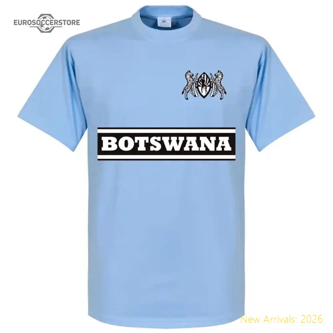 Botswana Team T-shirt - Sky - Match Quality - Official Design