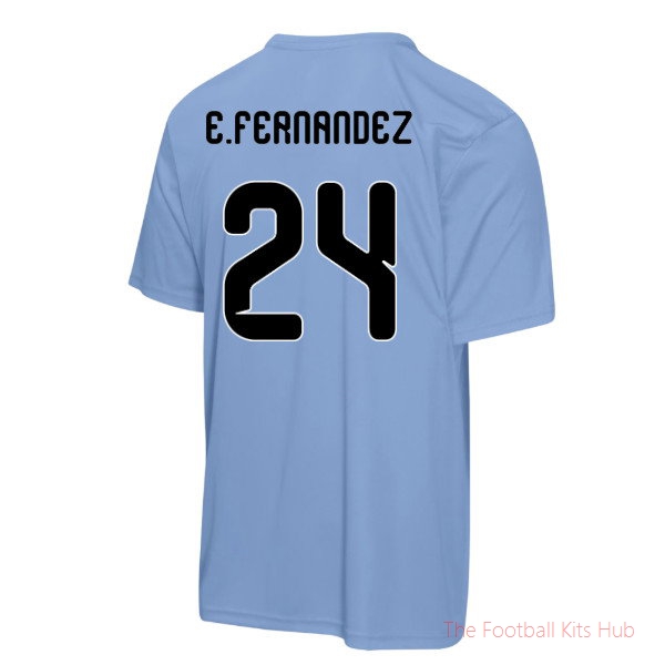 Argentina 2026 World Cup T-Shirt (Kids) (E.Fernandez 24)
