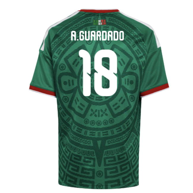 Premium Authentic 2026-2027 Mexico Home Shirt (Kids) (A.Guardado 18)