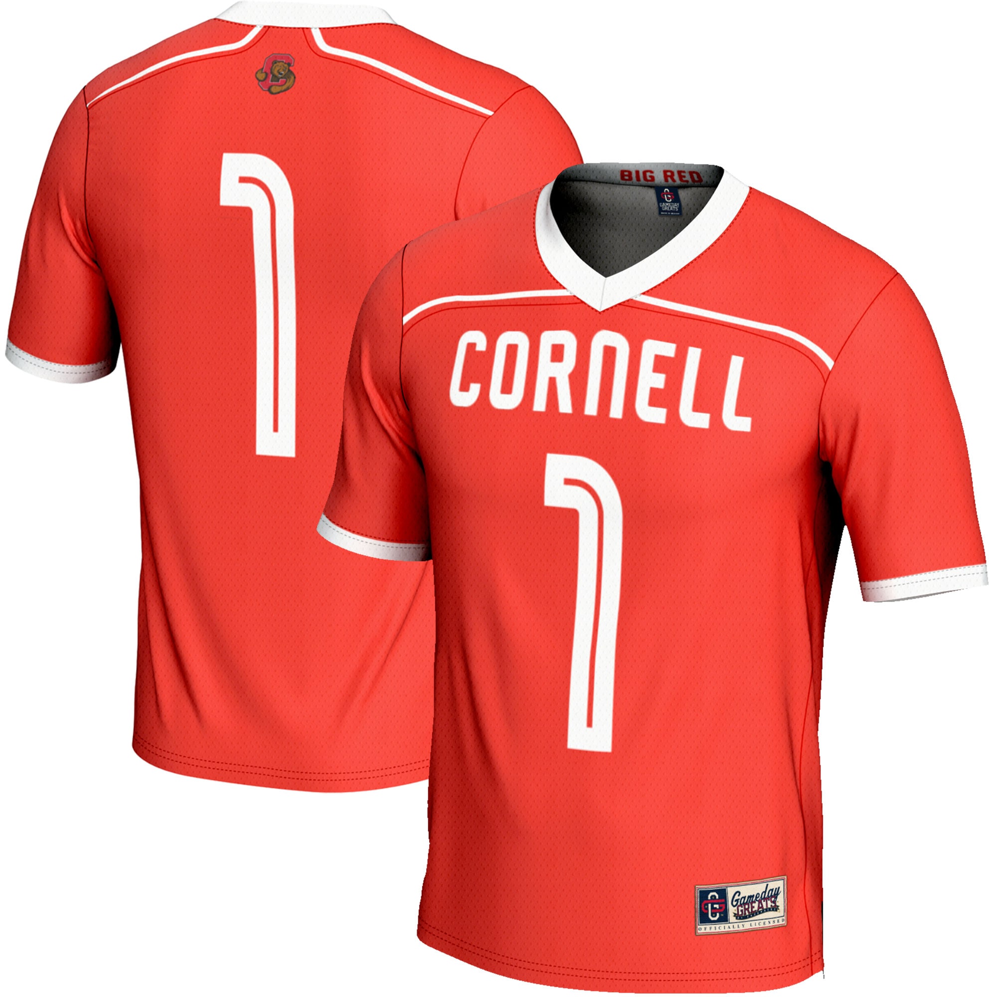 [NJP] Cornell Big Red GameDay Greats Youth Lightweight Men's Lacrosse Jersey - Red
