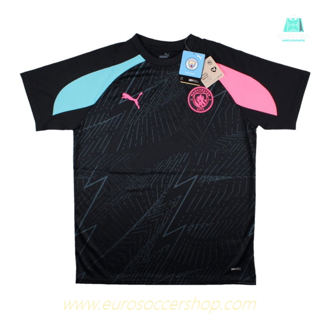 2023-2024 Man City Pre-Match Jersey (Dark Navy) - Kids