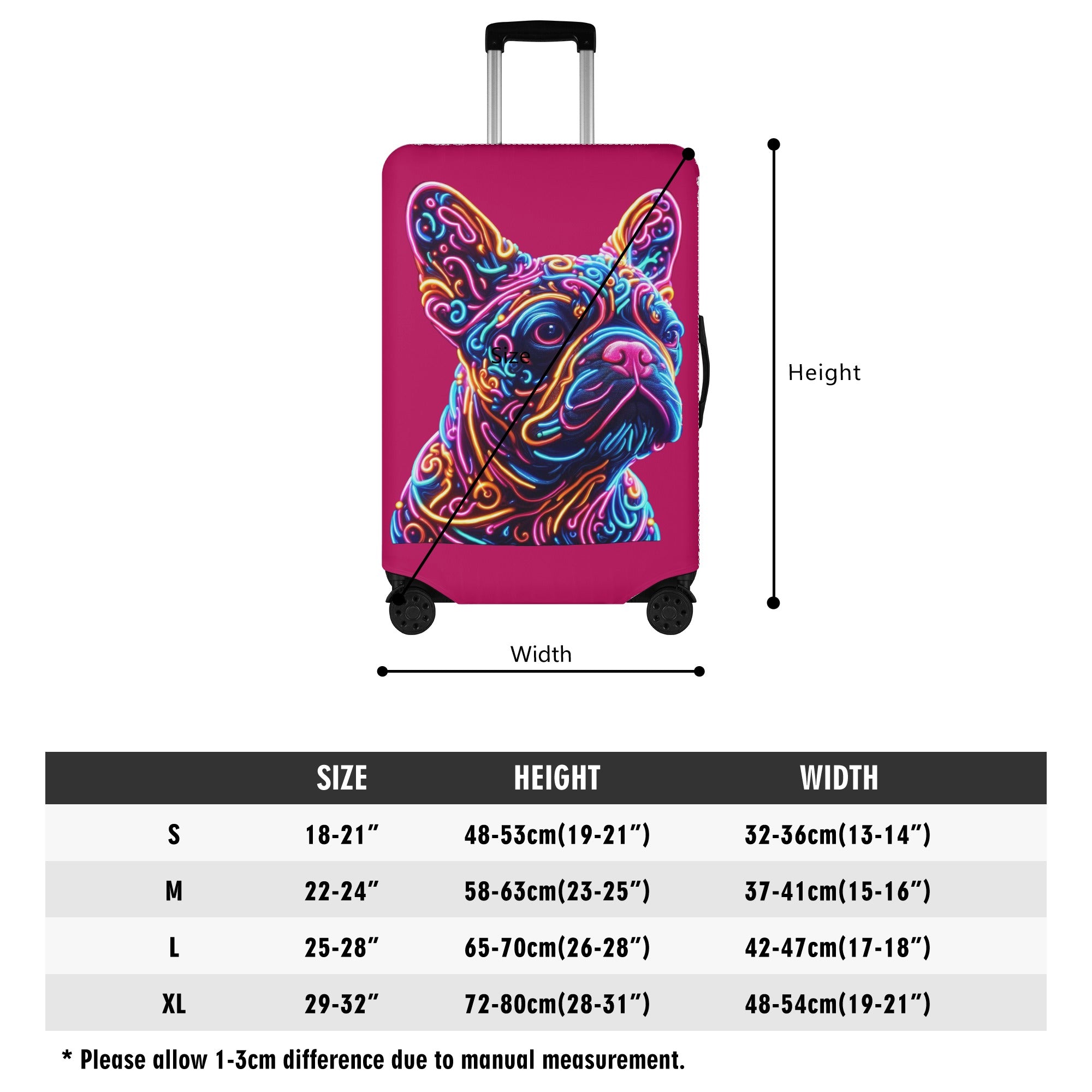 Neon Style - Luggage Cover