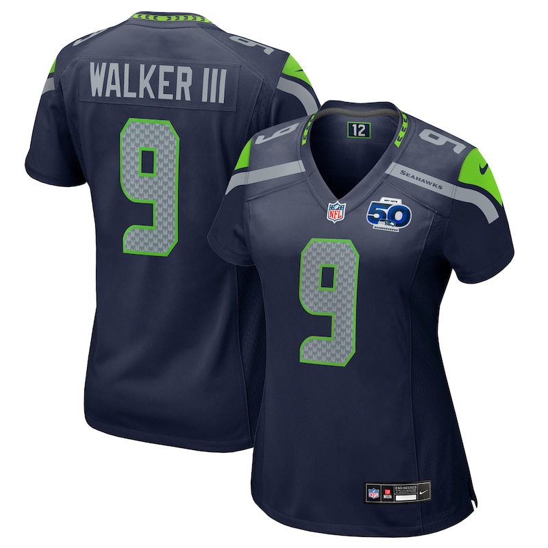 None Kenneth Walker III Star Player SEA Seahawks Elite Jersey