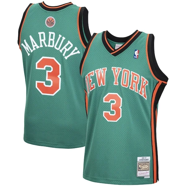 Stephon Marbury NYK Swingman Jersey - trendy authentic - Green