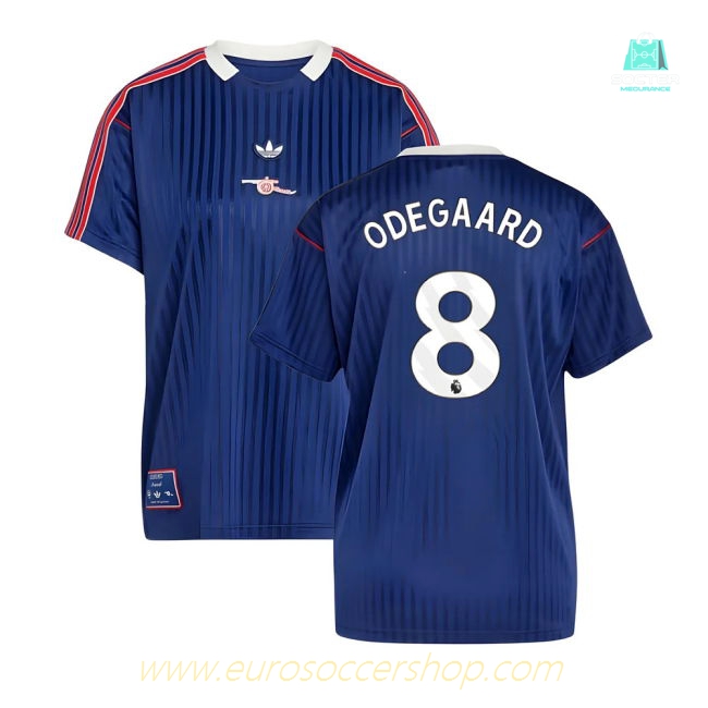 Arsenal Terrace Icons Shirt (Navy) (Odegaard 8)