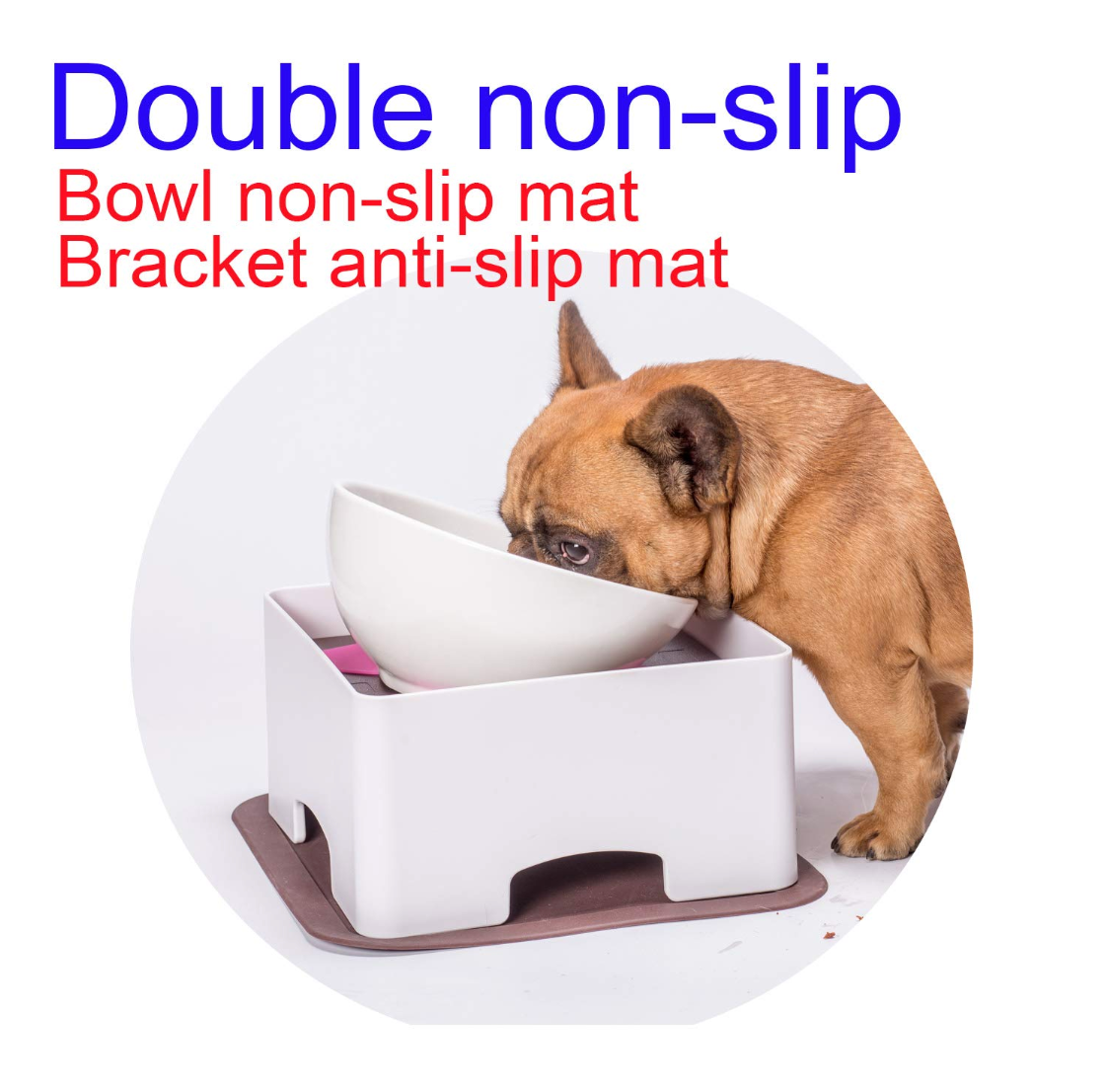 Ceramics - Non-slip Bowl For Frenchies (ws41) For Frenchie Pups
