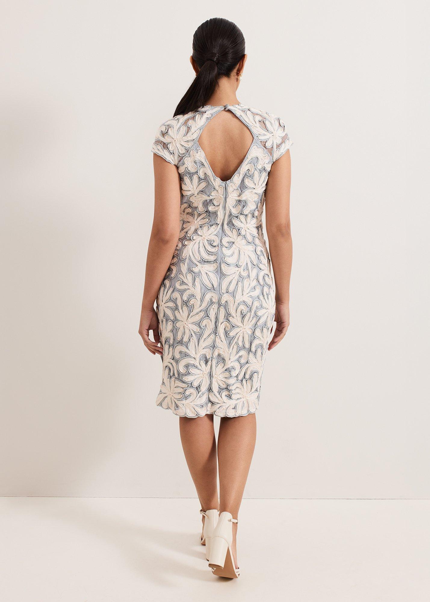 Petite Karima Tapework Midi Dress