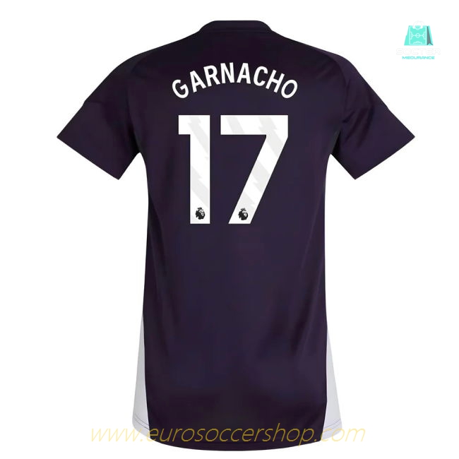 2025-2026 Man Utd Training Jersey (Aurora Plum) - Womens (Garnacho 17)