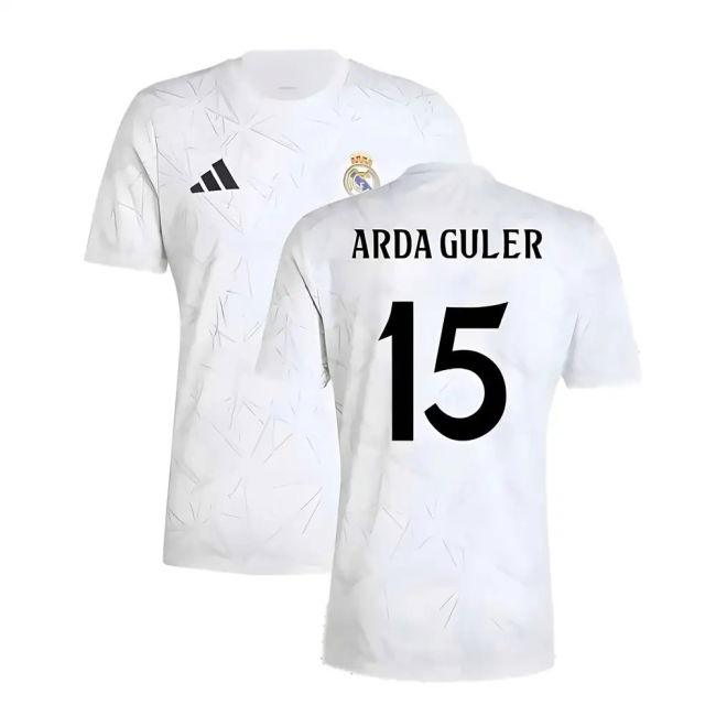 2024-2025 RM Football Shirt (White) Reinforced Seams Antibacterial