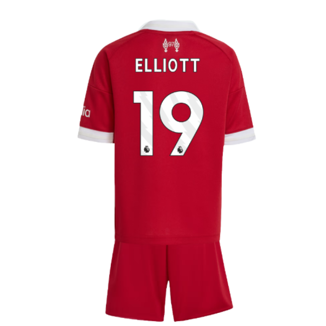 2025-20 Liverpool Home Soccer Jersey Elliott 19 L M