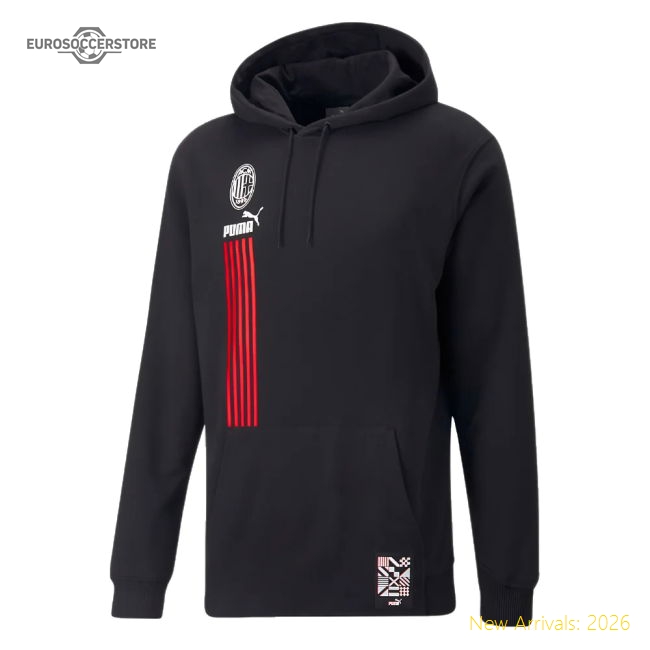 Fan-Favorite 2023-2024 Ac Milan Ftblculture Hoody (Black)