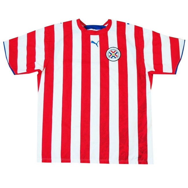 Paraguay Pro Home Jersey 2006-2007