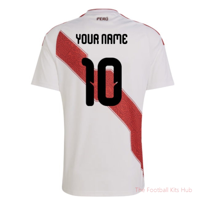 2026-2027 Peru Home Shirt (Your Name)