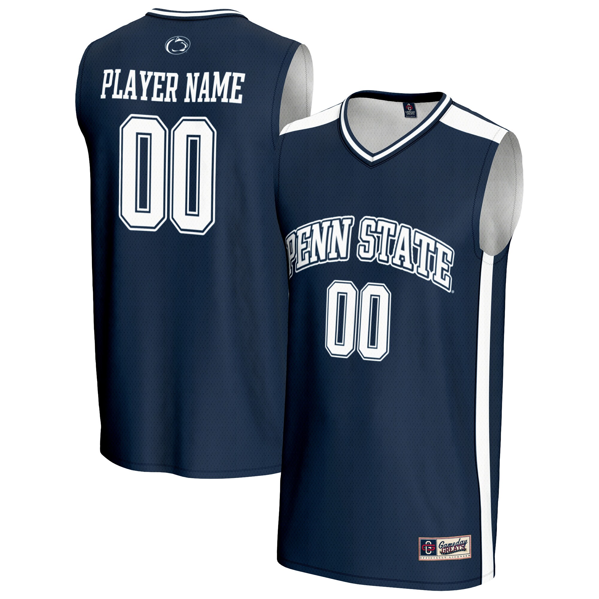 [DDG] Penn State Nittany Lions GameDay Greats Youth NIL Pick-A-Player Lightweight Men's Basketball Jersey - Navy