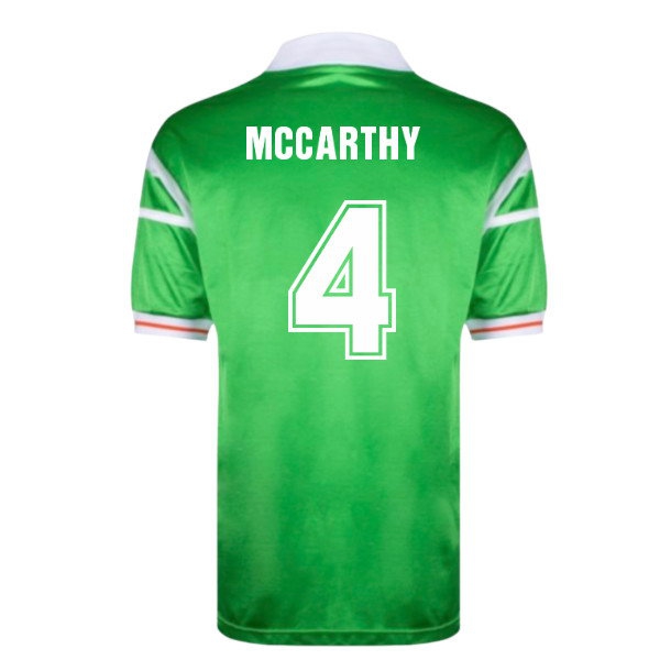[DDJ] 1988 Ireland Home European Championship Shirt (McCarthy 4)
