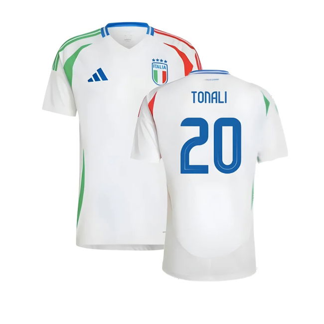 2024-2025 Italy Away Shirt (Tonali 20) Performance Worldcup