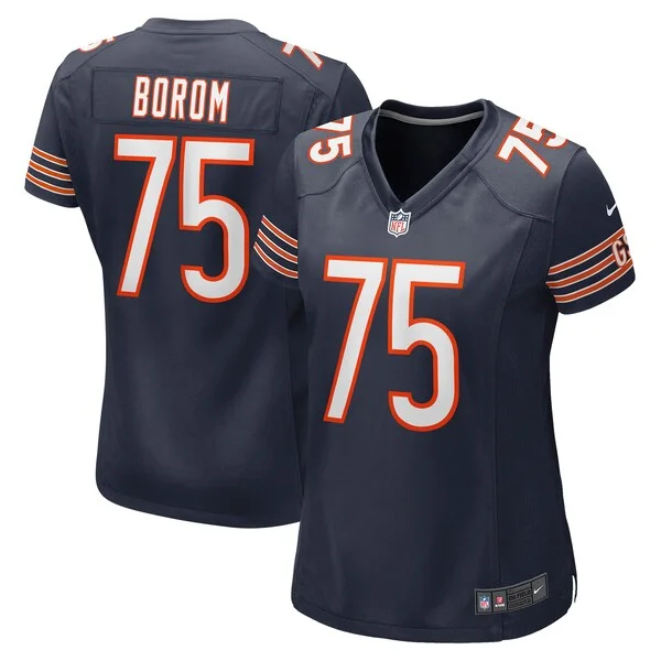 None Larry Borom Game Jersey - Navy | NFL Player Jersey | NFL Football