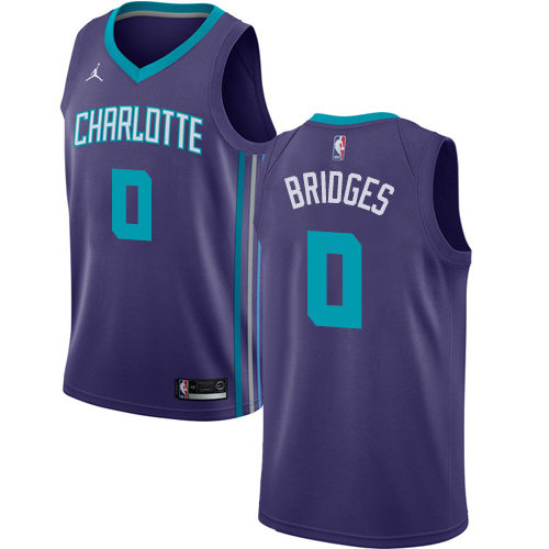 Nike Nets Purple Charlotte Hornets #0 Jersey - Great Value Quality