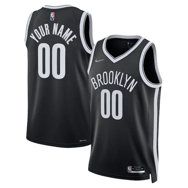 Brooklyn Nets BKN Swingman Jersey - modern exclusive - Black