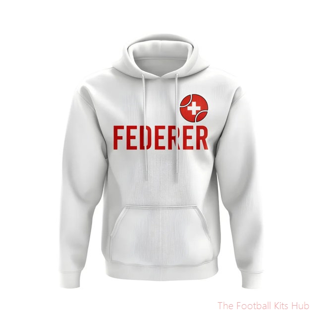 Roger Federer Switzerland Name Hoody (White)