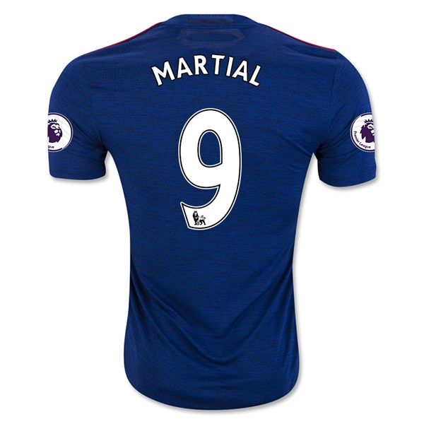 Breathable Man Utd Manchester United Away 2016-17 9 MARTIAL Soccer
