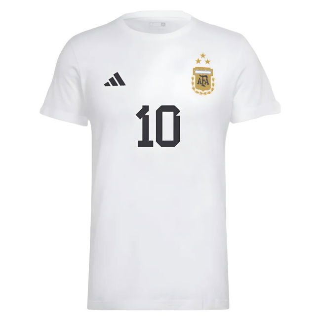Climate-Control Fan-Favorite Messi Football Number 10 Graphic T-Shirt