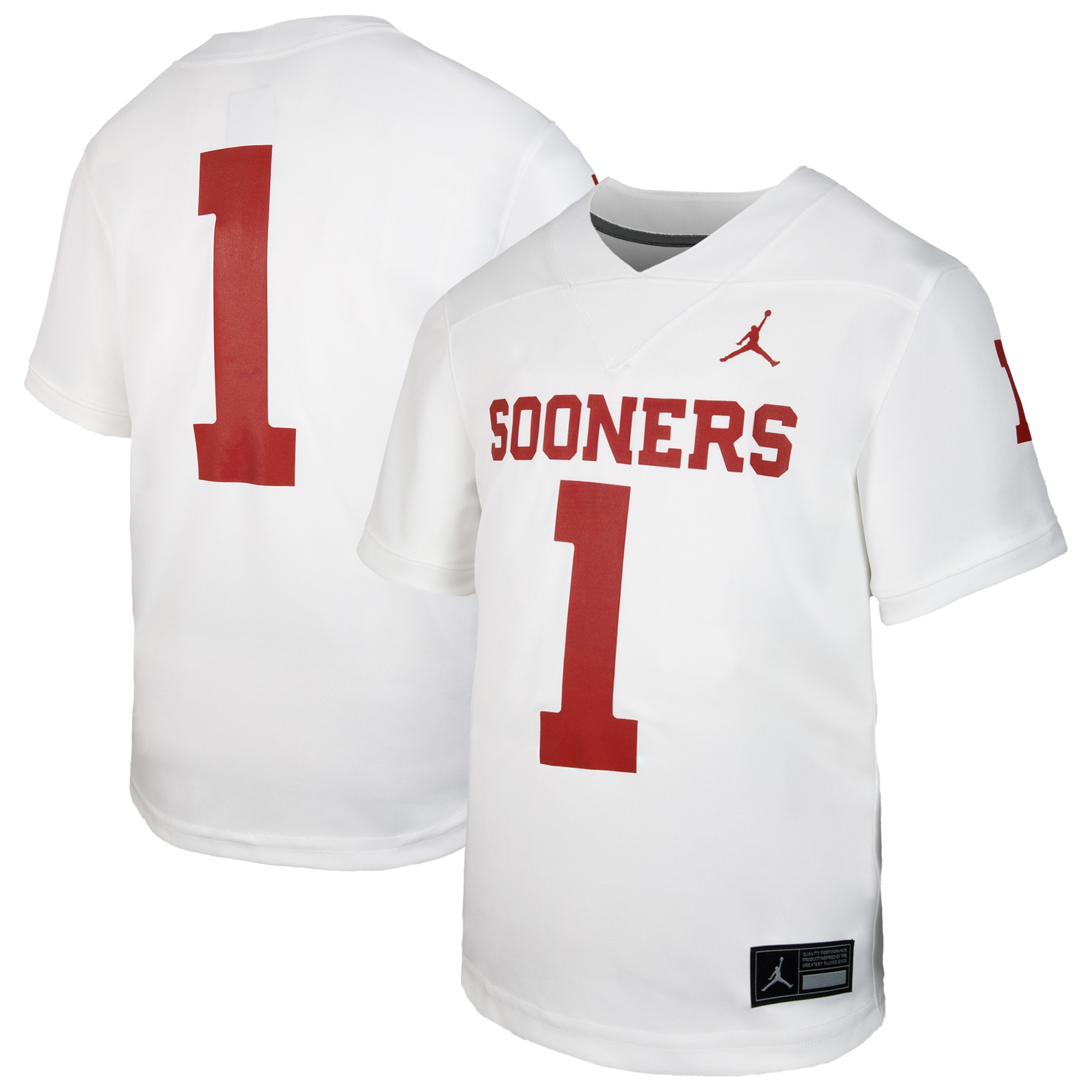 [NJP] Oklahoma Sooners Untouchable Replica Game Jersey - White