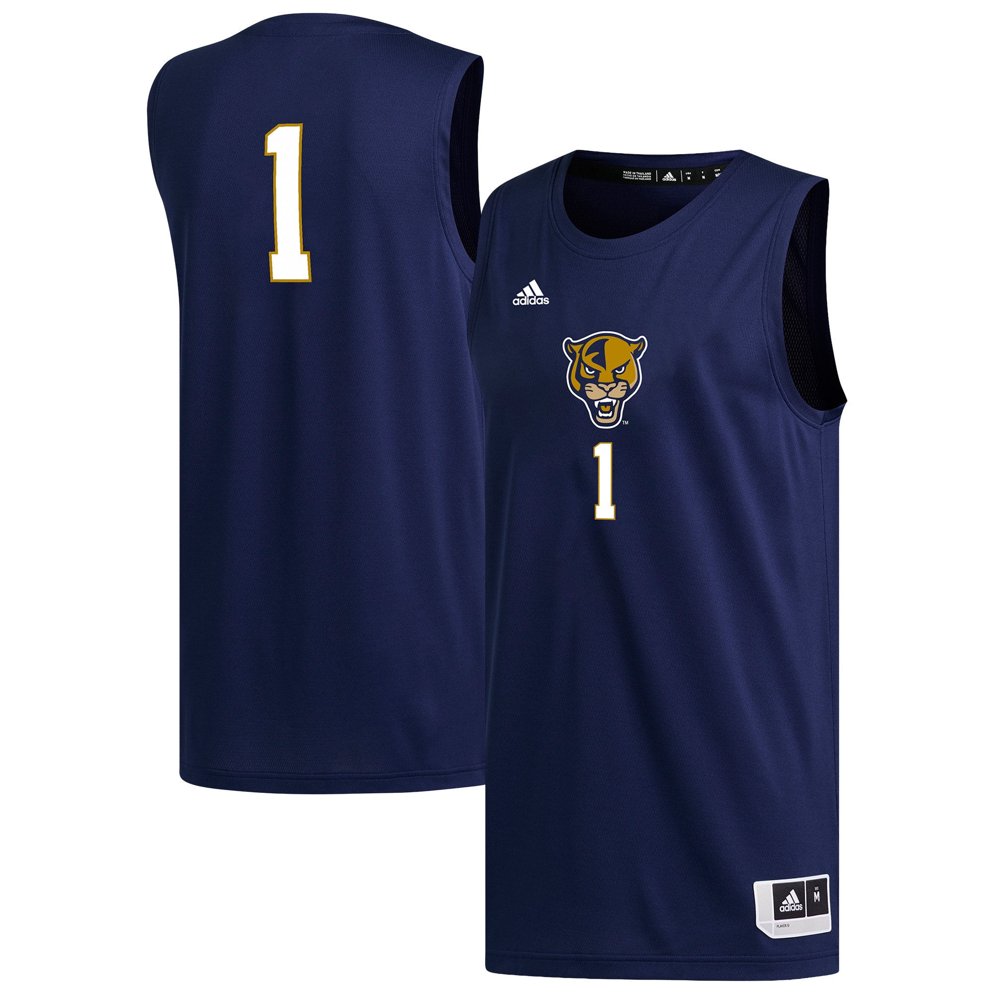 [NJP] Youth FIU Panthers Replica Basketball Jersey - Navy