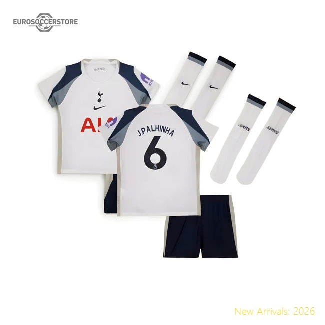 Premium 2025-2026 Tottenham Home Little Kids Mini Kit (j.palhinha 6