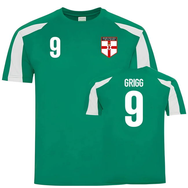 Northern Ireland Sports Training Jersey (Grigg 9) Euro Netherlands