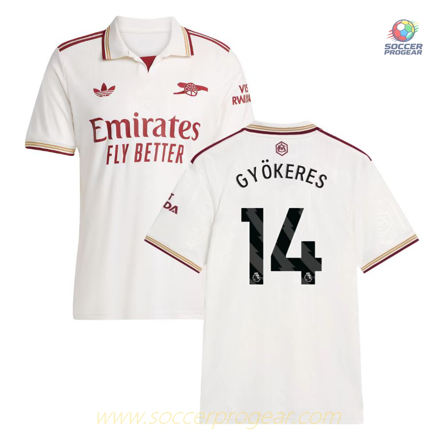 Arsenal Third Football Team Jersey 2025/26 Collection Gyokeres