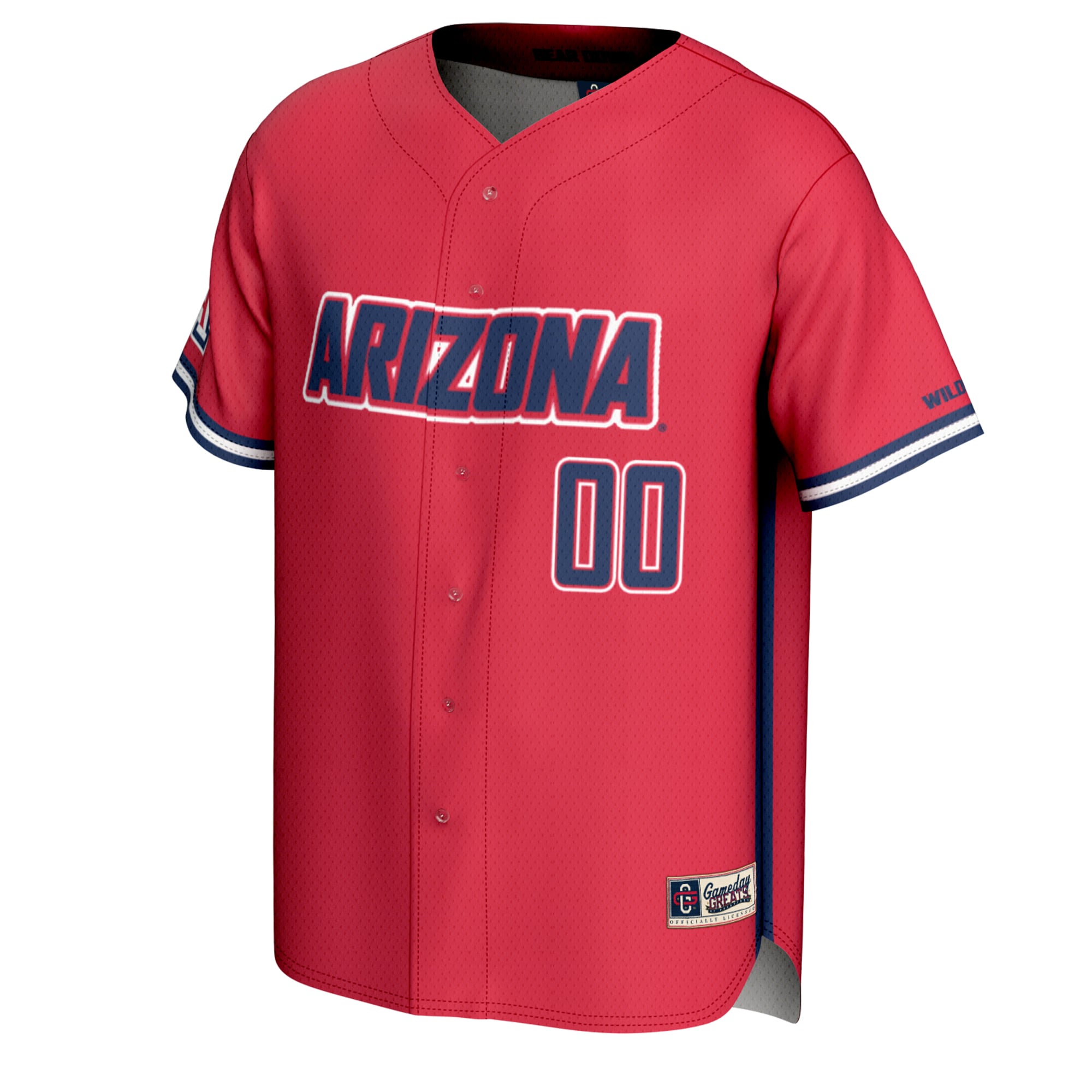 Arizona Wildcats GameDay Greats NIL Pick-A-Player Lightweight Baseball Jersey - Red