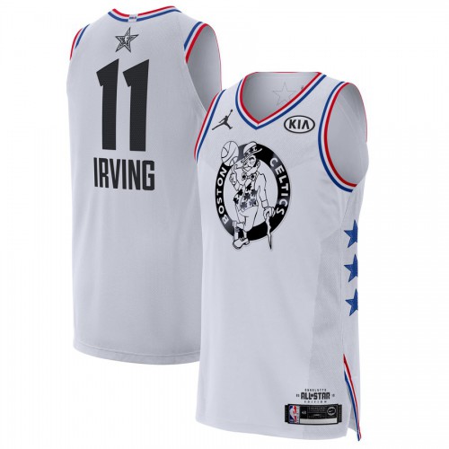 White BOS Kyrie Irving #11 Jordan Fan Edition Jersey Basketball Jersey