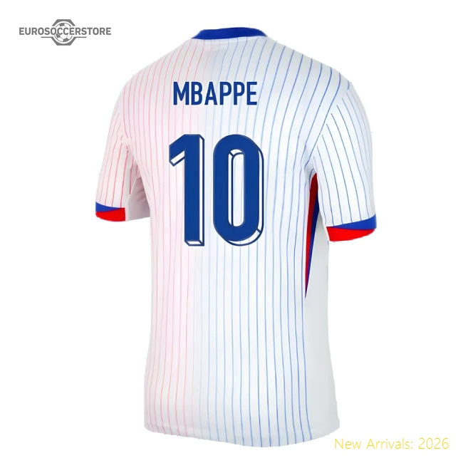 France 2024 Away Jersey Shirt Football Fan Apparel For Football Football Fan Gear