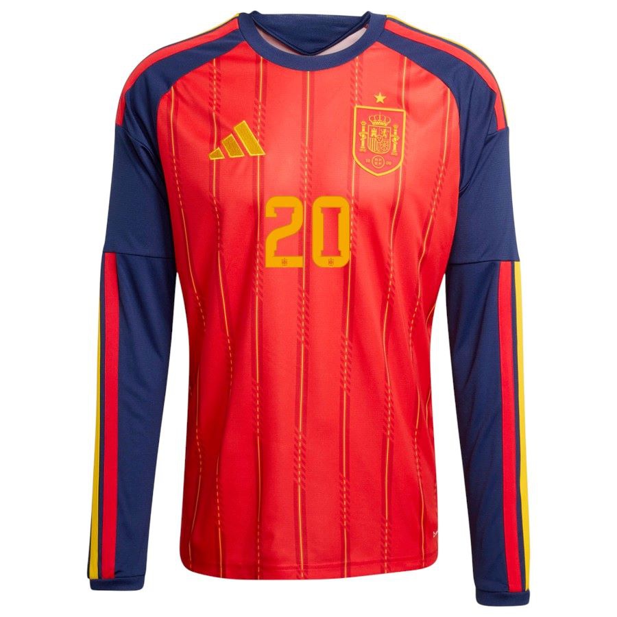 [JGK] Spain Home Shirt 2026/2027 Pedri Long Sleeve