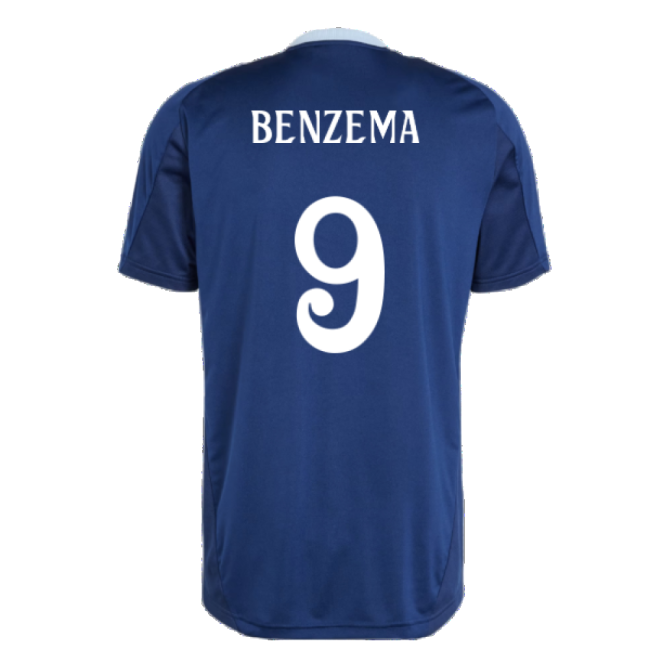 2024-2025 Real Madrid Training Jersey (navy) (benzema 9) - Affordable