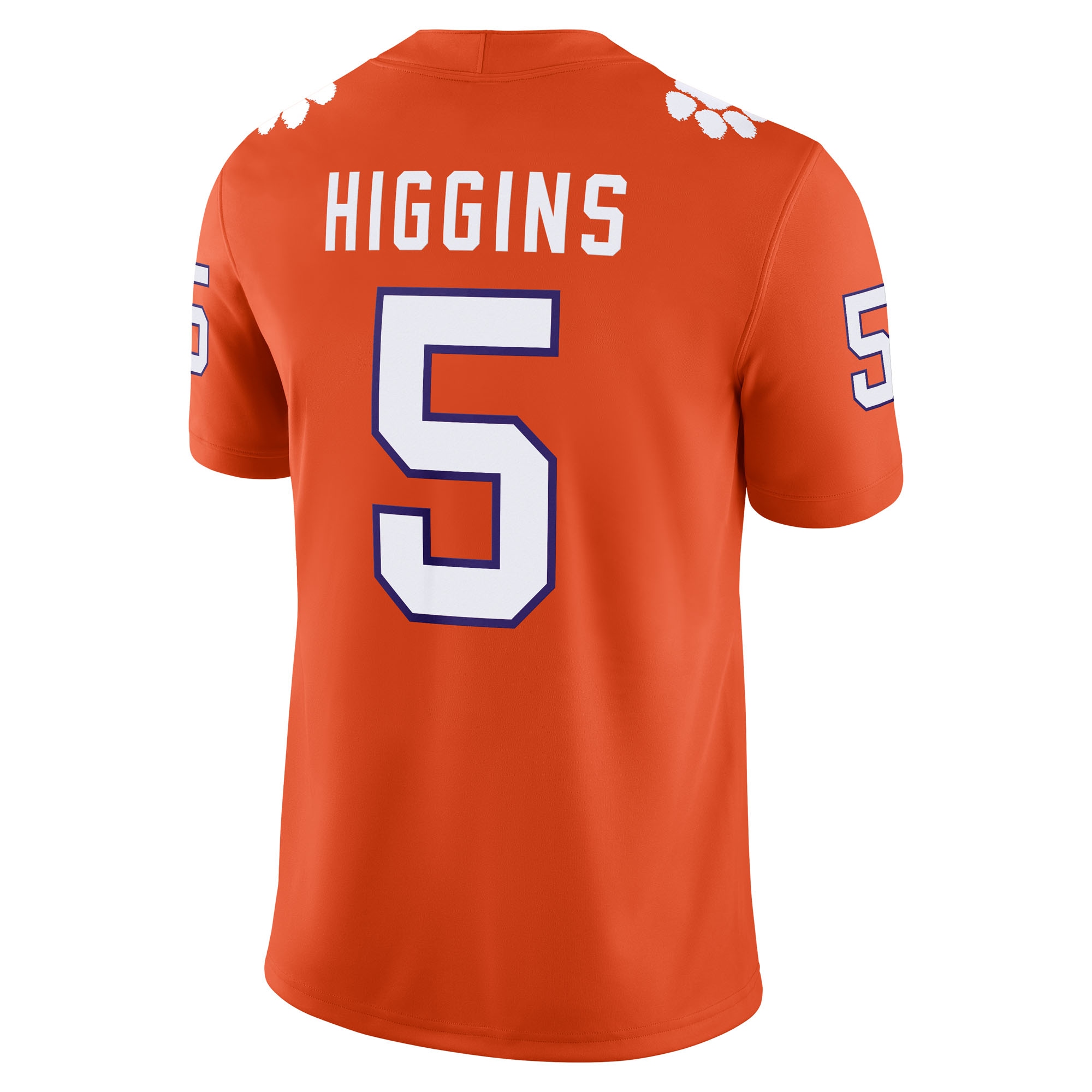 [NJP] Tee Higgins Clemson Tigers Player Game Jersey - Orange