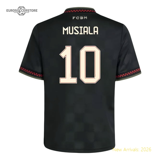 High-Quality 2025-2026 Bayern Munich Third Shirt (Kids) (Musiala 10)