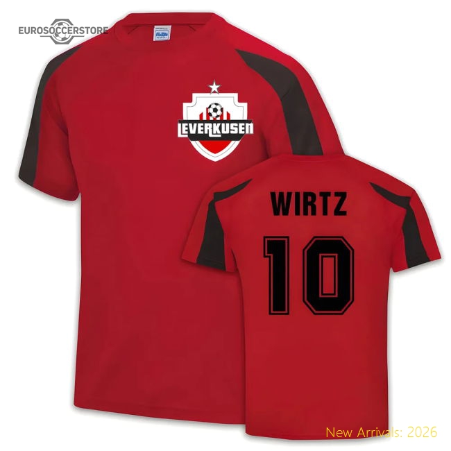 High-Quality Bayer Leverkusen Sports Training Jersey (Florian Wirtz