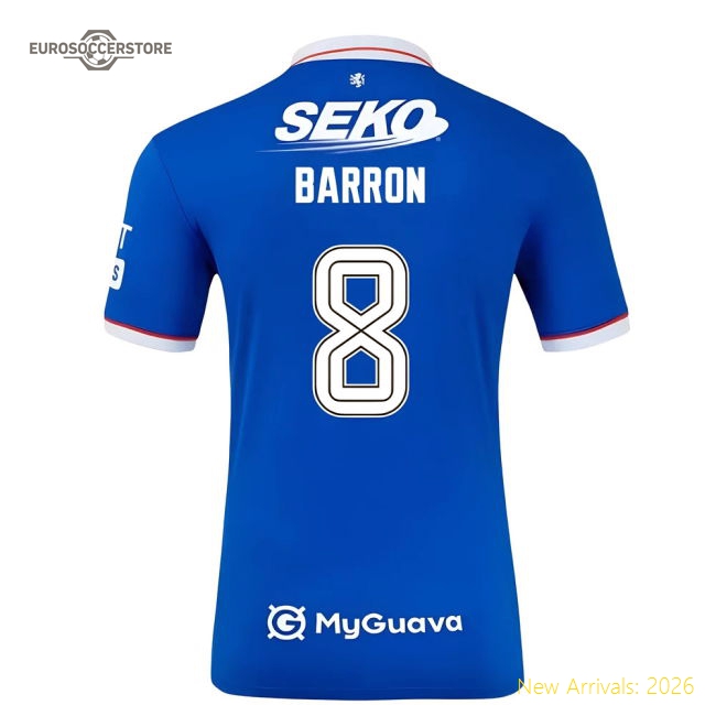 2025-2026 Rangers Home Shirt (Kids) (Barron 8)