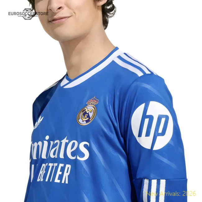 2025-2026 Real Madrid Long Sleeve Third Shirt