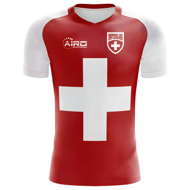 High 2025-2026 Switzerland Flag Concept Football Shirt National