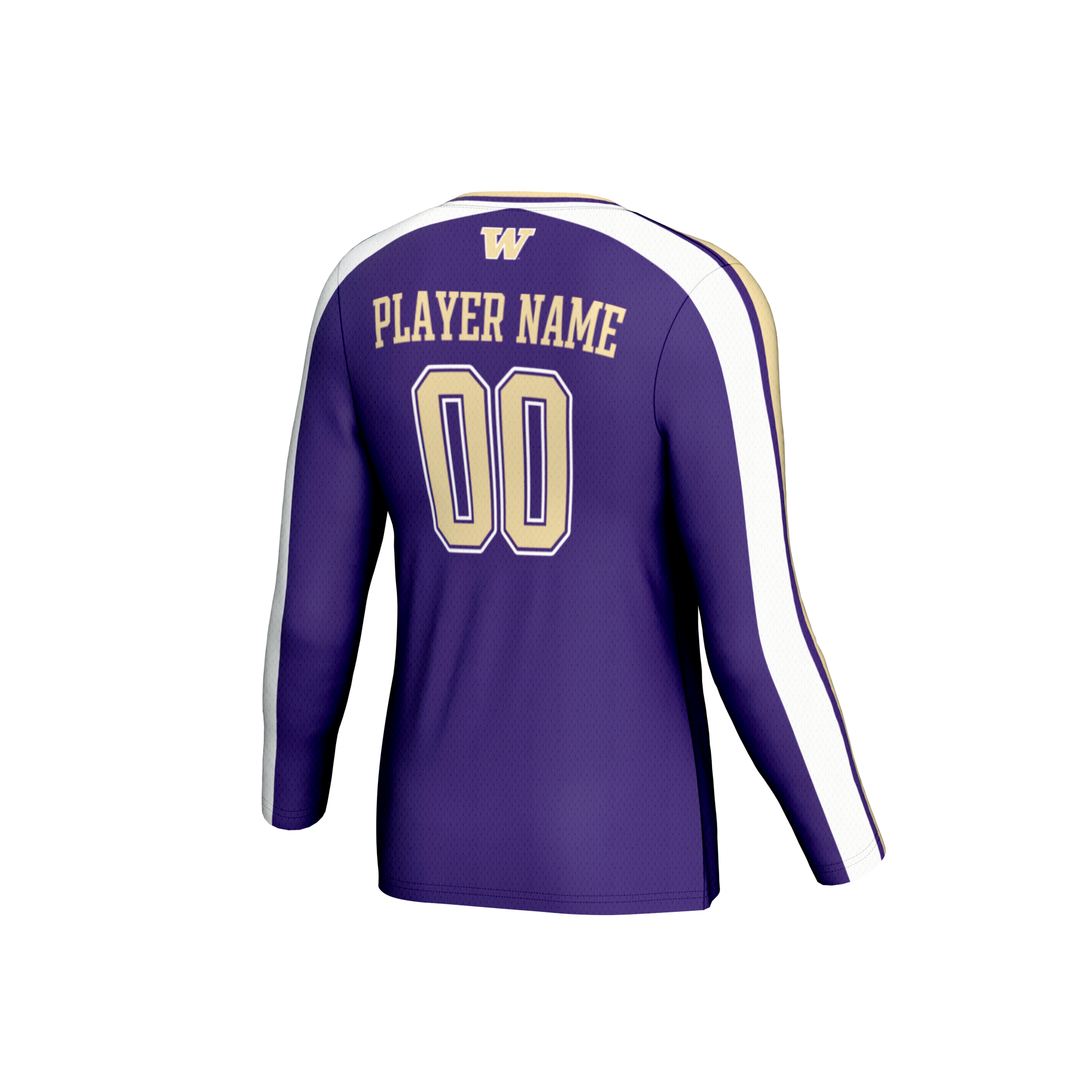 [NJP] Washington Huskies GameDay Greats Unisex NIL Pick-A-Player Collegiate Women's Volleyball Lightweight Fashion Jersey - Purple