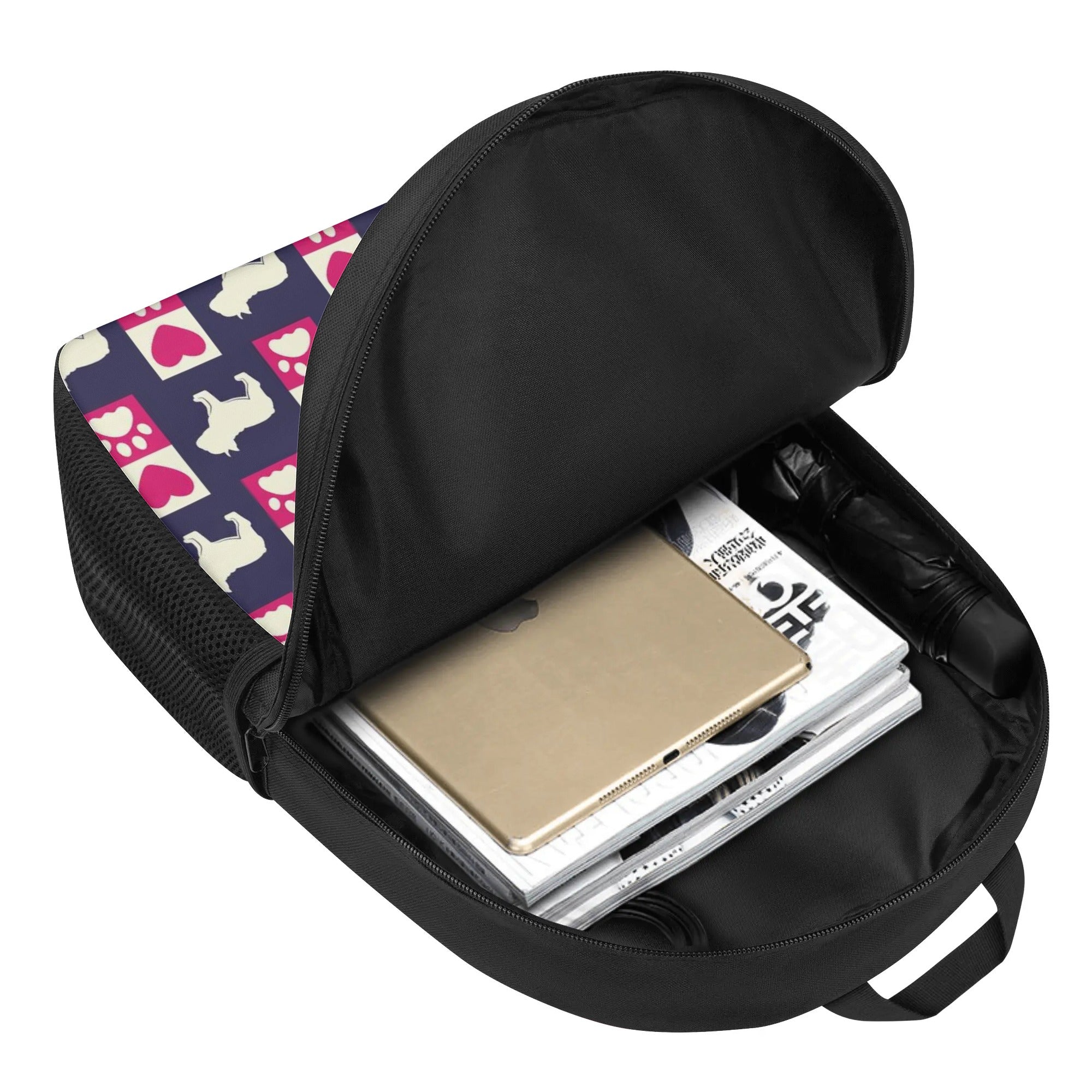 French Bulldog Diesel 17 Inch Backpack Essential Dog Supply