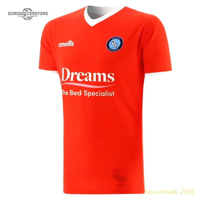 Official 2022-2023 Wycombe Wanderers Away Shirt (your Name) - Premium