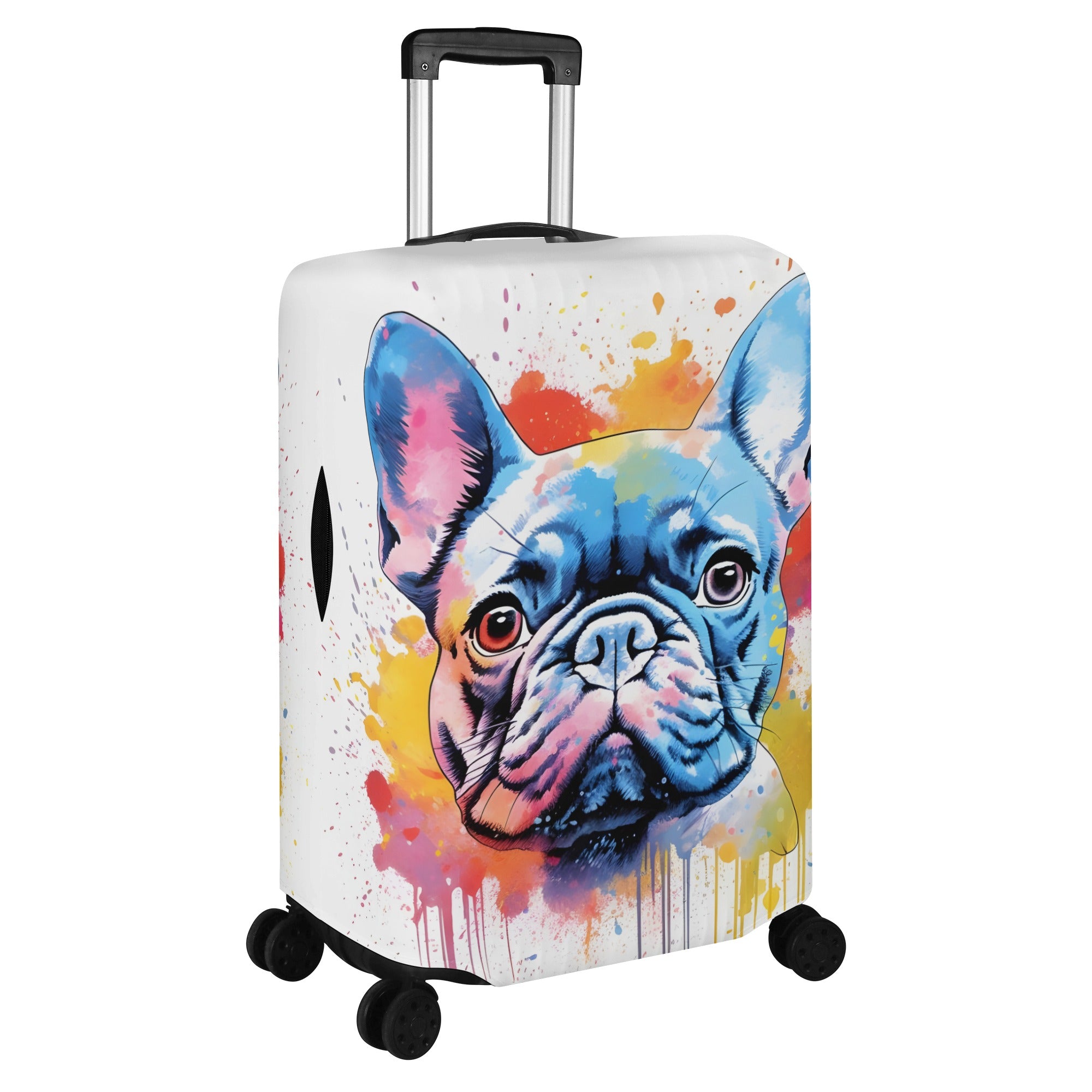 French Bulldog Hugo Luggage Cover Cute Frenchie Essential