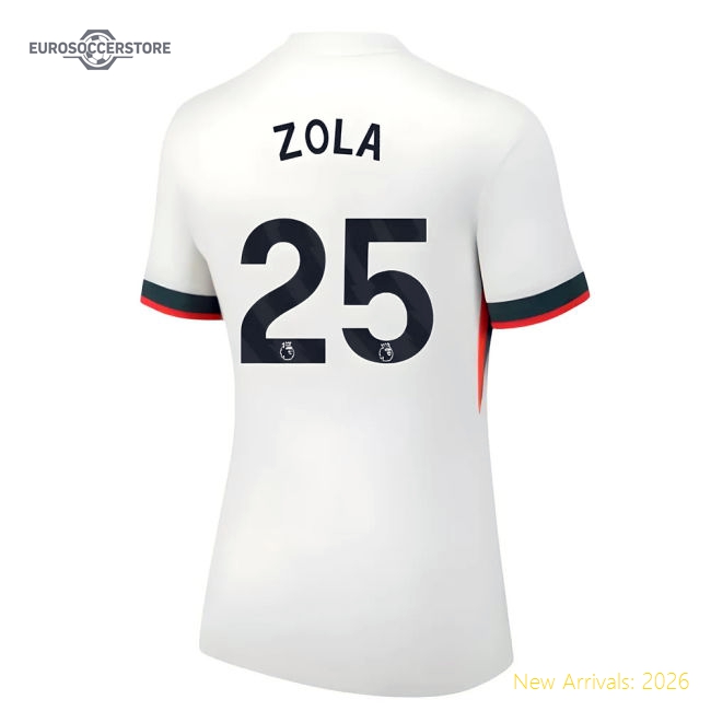 Chelsea 2024-25 Away Fan Version For Women (Zola Soccer Jersey Gear