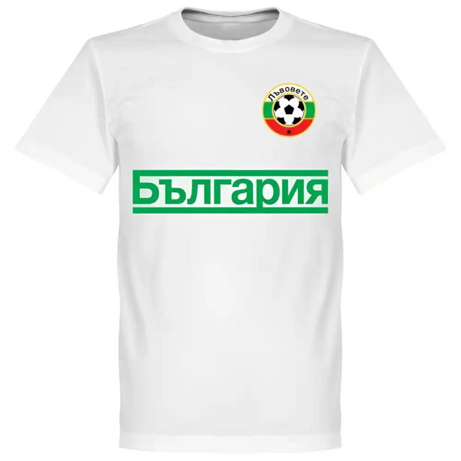 Bulgaria Football Team T-shirt - White