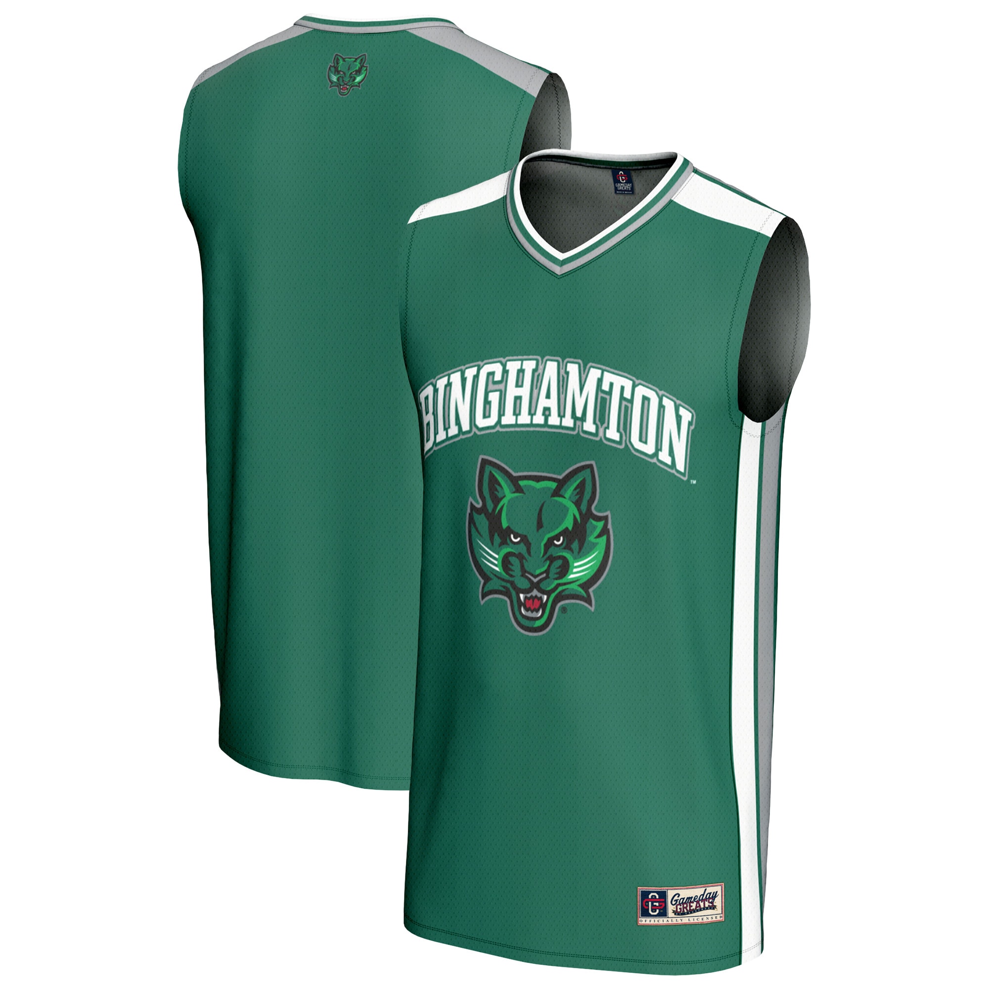 [NJP] Binghamton Bearcats GameDay Greats Spirit Basketball Jersey - Green