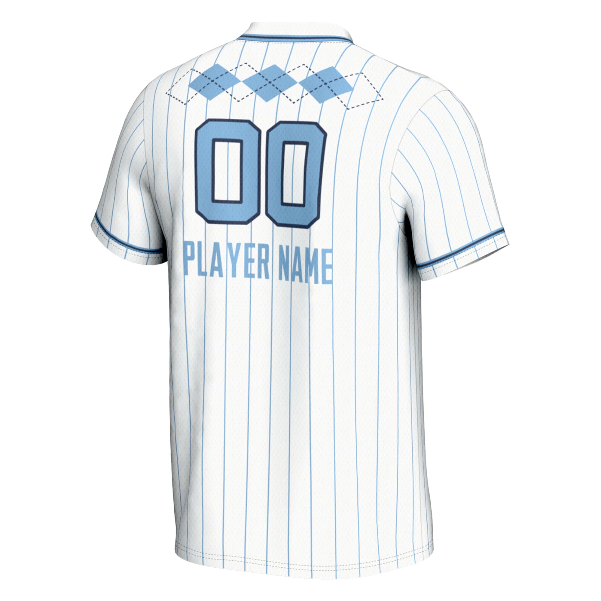 [NJP] North Carolina Tar Heels GameDay Greats Youth NIL Pick-A-Player Lightweight Softball Jersey - White